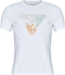 T-SHIRT ΜΕ ΚΟΝΤΑ ΜΑΝΙΚΙΑ TRIANGLE TEE GUESS