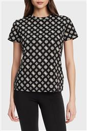 T-SHIRT ΜΕ ΛΟΓΟΤΥΠΟ ALL-OVER - ΜΑΥΡΟ GUESS