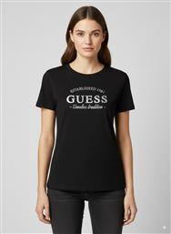 T-SHIRT ΜΕ ΛΟΓΟΤΥΠΟ - ΜΑΥΡΟ GUESS