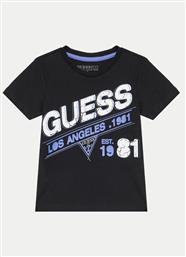 T-SHIRT N4BI10 I3Z14 ΜΑΥΡΟ REGULAR FIT GUESS