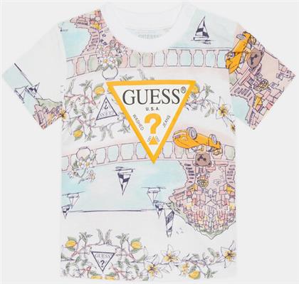 T-SHIRT N4GI23 K8HM3 ΕΓΧΡΩΜΟ REGULAR FIT GUESS