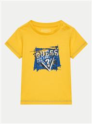 T-SHIRT N4YI00 K8HM4 ΚΙΤΡΙΝΟ REGULAR FIT GUESS