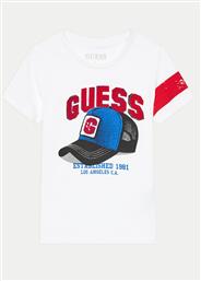 T-SHIRT N4YI04 K8HM4 ΛΕΥΚΟ REGULAR FIT GUESS