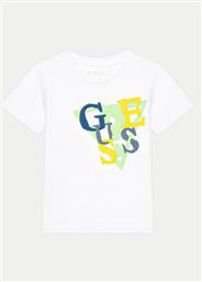 T-SHIRT N5GI10 K8HM4 ΛΕΥΚΟ REGULAR FIT GUESS