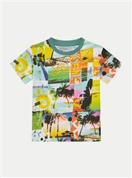 T-SHIRT N5GI19 K8HM4 ΕΓΧΡΩΜΟ REGULAR FIT GUESS