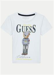 T-SHIRT N5RI20 K8HM4 ΛΕΥΚΟ REGULAR FIT GUESS