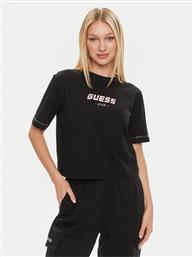 T-SHIRT NATALIA V4GI11 JA914 ΜΑΥΡΟ BOXY FIT GUESS