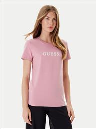 T-SHIRT O5RI01 KBBU1 ΡΟΖ REGULAR FIT GUESS
