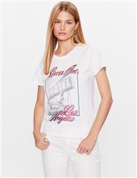 T-SHIRT POSTCARD W3GI20 JA914 ΛΕΥΚΟ REGULAR FIT GUESS