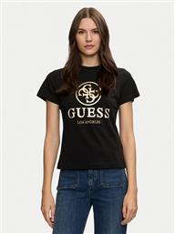 T-SHIRT STACIE V4BI00 I3Z14 ΜΑΥΡΟ REGULAR FIT GUESS από το MODIVO