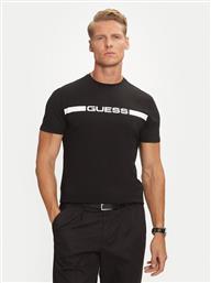 T-SHIRT U4BM01 K6YW1 ΜΑΥΡΟ REGULAR FIT GUESS από το MODIVO