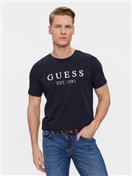 T-SHIRT U4RI22 K6YW0 ΣΚΟΥΡΟ ΜΠΛΕ REGULAR FIT GUESS