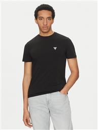 T-SHIRT U5GM11 K6YW1 ΜΑΥΡΟ REGULAR FIT GUESS