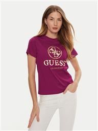 T-SHIRT V4BI00 I3Z14 ΡΟΖ REGULAR FIT GUESS από το MODIVO