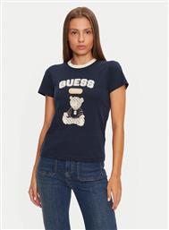 T-SHIRT V4BI10 KA260 ΣΚΟΥΡΟ ΜΠΛΕ REGULAR FIT GUESS