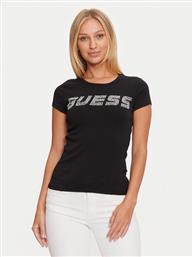 T-SHIRT V4BI16 KCIV1 ΜΑΥΡΟ REGULAR FIT GUESS από το MODIVO