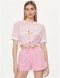 T-SHIRT V4GI00 I3Z14 ΡΟΖ BOXY FIT GUESS