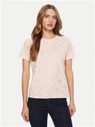 T-SHIRT V4YI04 I3Z14 ΡΟΖ REGULAR FIT GUESS