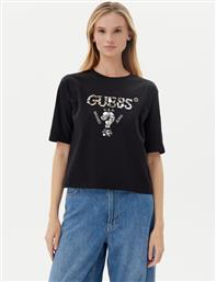 T-SHIRT V4YI06 I3Z14 ΜΑΥΡΟ RELAXED FIT GUESS