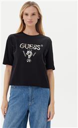 T-SHIRT V4YI06 I3Z14 ΜΑΥΡΟ RELAXED FIT GUESS