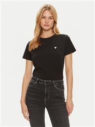 T-SHIRT V4YI09 J1314 ΜΑΥΡΟ REGULAR FIT GUESS