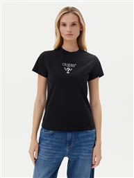 T-SHIRT V4YI21 KCDH1 ΜΑΥΡΟ SLIM FIT GUESS