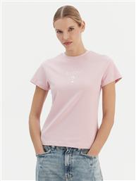 T-SHIRT V4YI21 KCDH1 ΡΟΖ REGULAR FIT GUESS