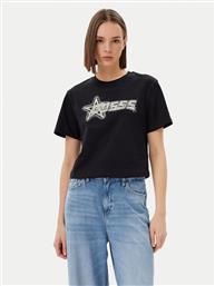 T-SHIRT V5GI12 K9RM1 ΜΑΥΡΟ BOXY FIT GUESS