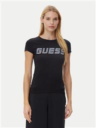 T-SHIRT V5GI20 J1314 ΜΑΥΡΟ REGULAR FIT GUESS