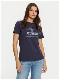 T-SHIRT V5RI05 J1314 ΣΚΟΥΡΟ ΜΠΛΕ REGULAR FIT GUESS