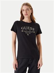 T-SHIRT V5YI03 I3Z14 ΜΑΥΡΟ REGULAR FIT GUESS