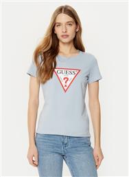 T-SHIRT W1YI1B I3Z14 ΜΠΛΕ SLIM FIT GUESS