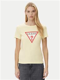 T-SHIRT W1YI1B I3Z14 ΚΙΤΡΙΝΟ REGULAR FIT GUESS