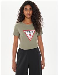 T-SHIRT W1YI1B I3Z14 ΠΡΑΣΙΝΟ REGULAR FIT GUESS