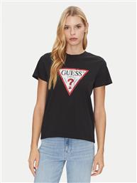 T-SHIRT W2BI69 K8FQ1 ΜΑΥΡΟ REGULAR FIT GUESS