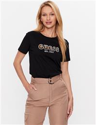 T-SHIRT W3YI39 I3Z14 ΜΑΥΡΟ SLIM FIT GUESS