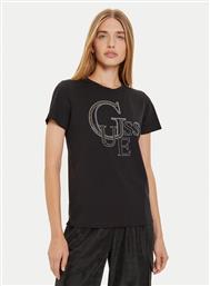 T-SHIRT W4BI16 I3Z14 ΜΑΥΡΟ REGULAR FIT GUESS από το MODIVO