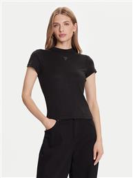 T-SHIRT W5BP07 KCGM2 ΜΑΥΡΟ SLIM FIT GUESS