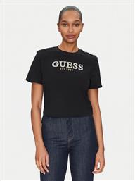 T-SHIRT W5GI15 K8FQ4 ΜΑΥΡΟ REGULAR FIT GUESS