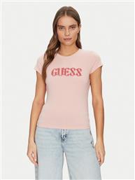 T-SHIRT W5GI42 J1314 ΡΟΖ SLIM FIT GUESS