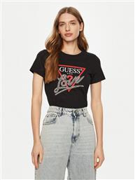 T-SHIRT W5RI10 I3Z14 ΜΑΥΡΟ REGULAR FIT GUESS