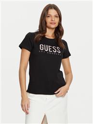 T-SHIRT W5RI19 I3Z14 ΜΑΥΡΟ REGULAR FIT GUESS