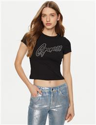 T-SHIRT W5RI68 KA0H1 ΜΑΥΡΟ REGULAR FIT GUESS