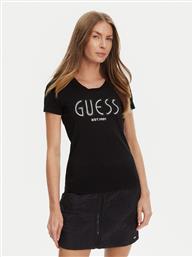 T-SHIRT W5YI05 J1314 ΜΑΥΡΟ REGULAR FIT GUESS