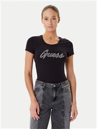 T-SHIRT W5YI16 J1314 ΜΑΥΡΟ REGULAR FIT GUESS