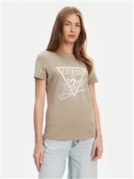 T-SHIRT W5YI40 I3Z14 ΠΡΑΣΙΝΟ REGULAR FIT GUESS