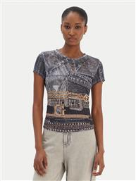 T-SHIRT W6RI05 KCCG0 ΜΑΥΡΟ CLASSIC FIT GUESS