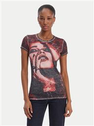 T-SHIRT W6RI50 KCCG0 ΕΓΧΡΩΜΟ REGULAR FIT GUESS