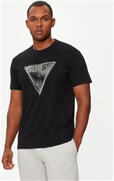 T-SHIRT Z4YI12 I3Z14 ΜΑΥΡΟ REGULAR FIT GUESS από το MODIVO