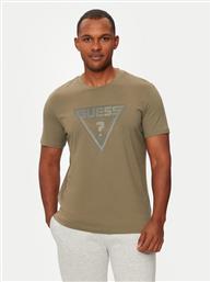 T-SHIRT Z4YI12 I3Z14 ΠΡΑΣΙΝΟ REGULAR FIT GUESS από το MODIVO